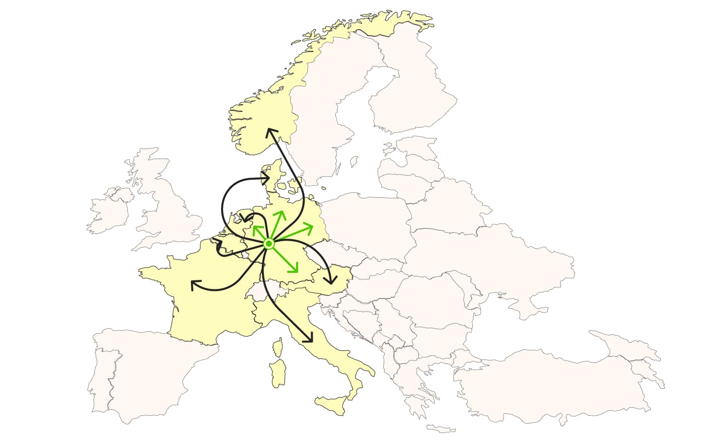 Lieferkarte Europa Platonia GmbH